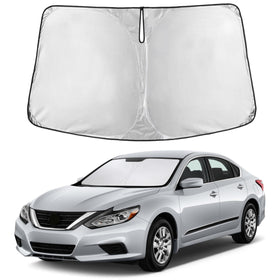 EcoNour front view showing full windshield coverage and cooling benefit