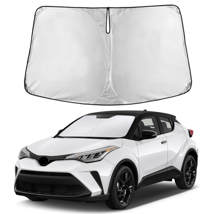 EcoNour front view showing full windshield fit and complete coverage benefit