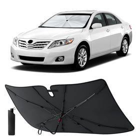 EcoNour front windshield fit showing full coverage and interior protection