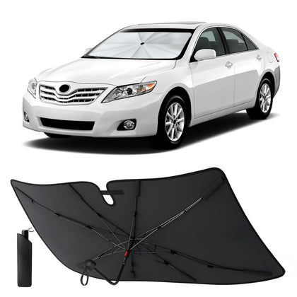 EcoNour front windshield fit showing full coverage and interior protection