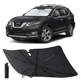 EcoNour front windshield fit showing full coverage and interior protection
