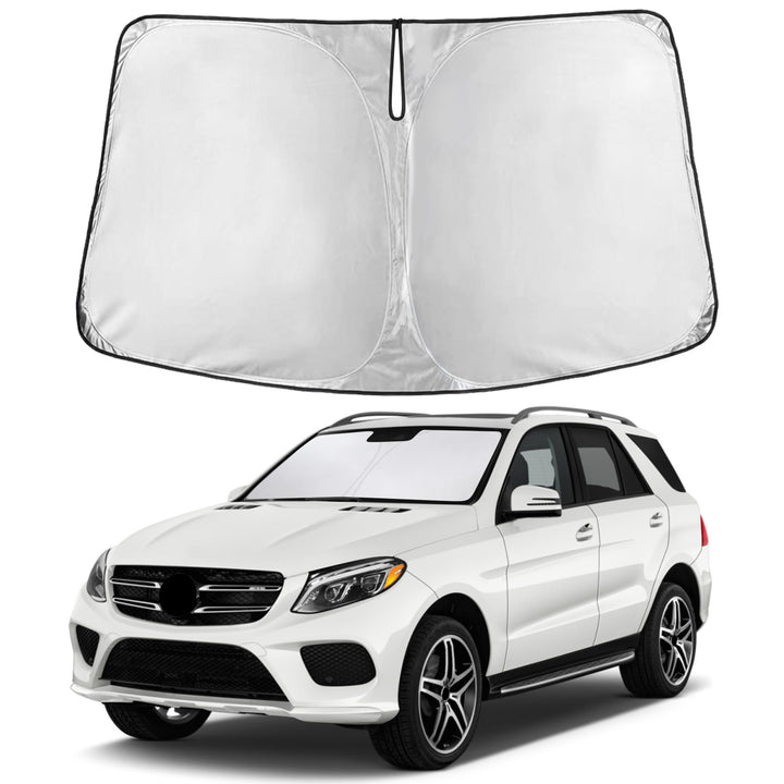 EcoNour sunshade front packaging showing custom GLE fit and protection