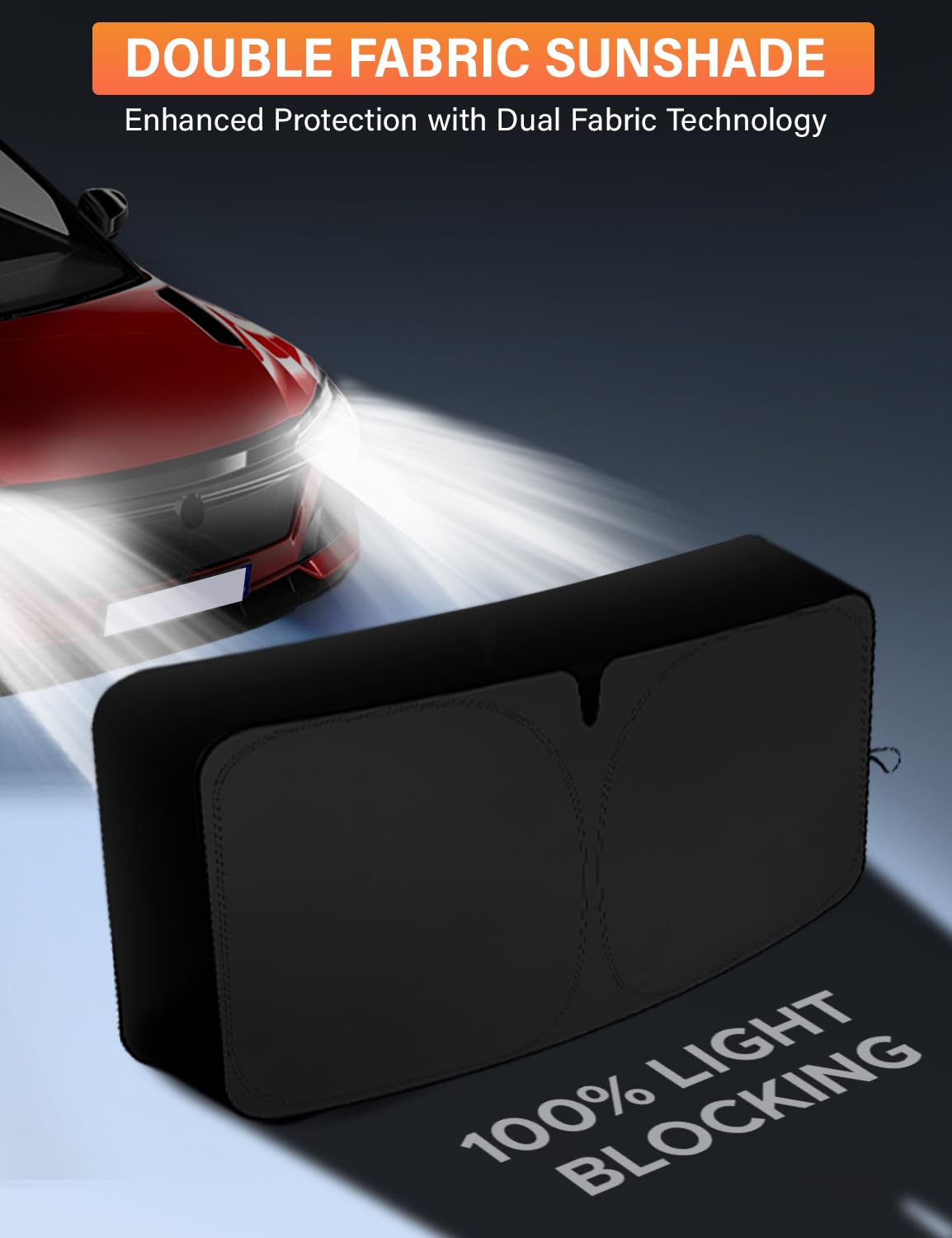 EcoNour lifestyle shot in sunny driveway demonstrating cooler parked interior