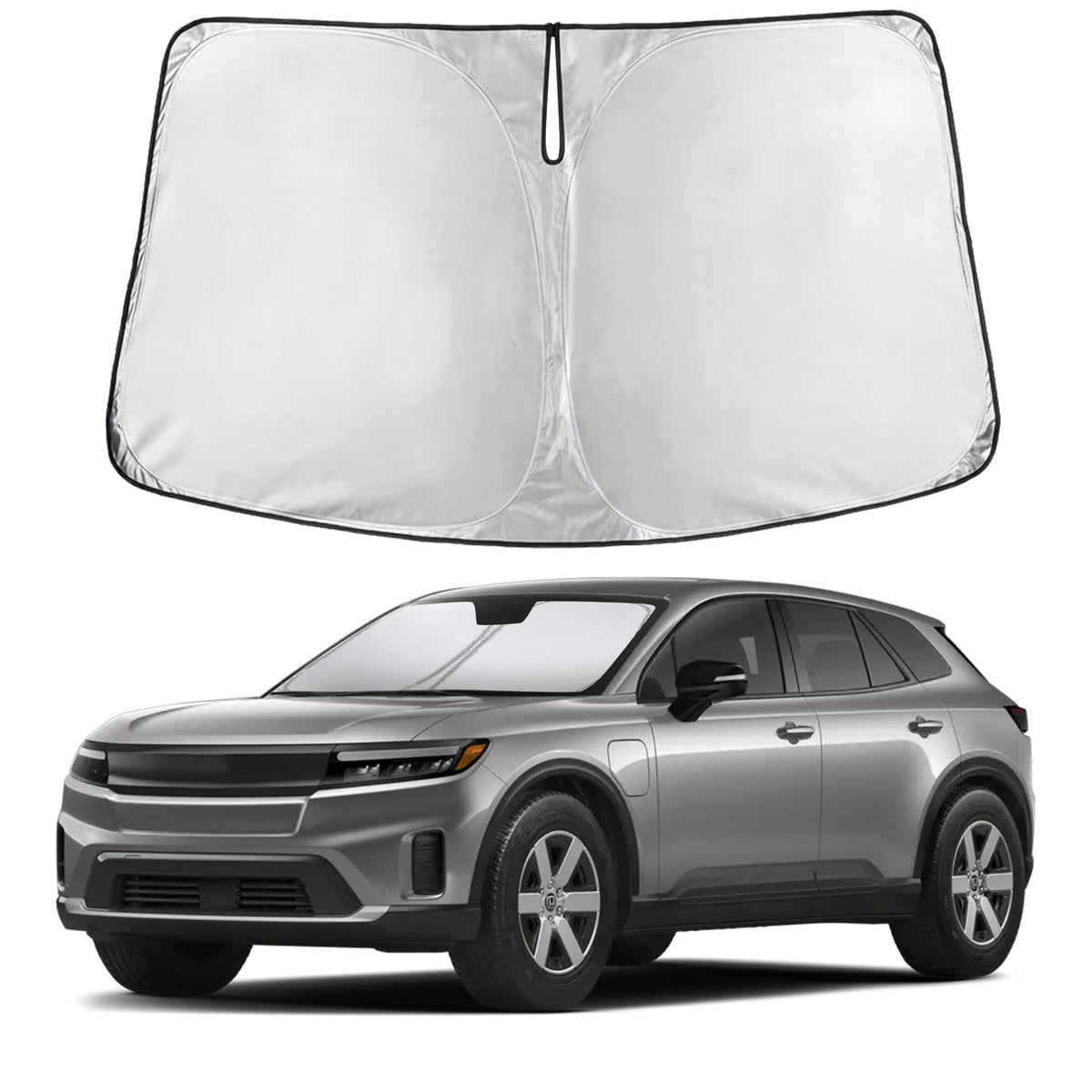 EcoNour front view showing full windshield coverage and precise Prologue fit for protection