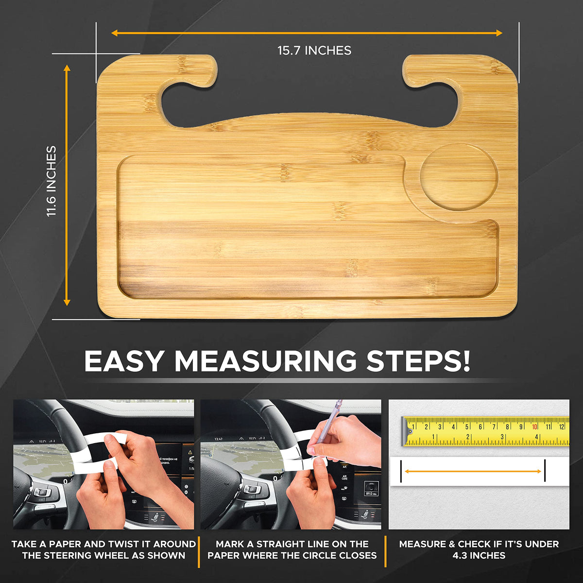 EcoNour compact tray tucked under seat highlighting easy storage benefit