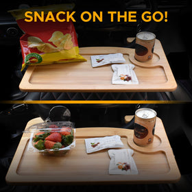 EcoNour reversible sides displayed, offering dining and laptop surfaces benefit