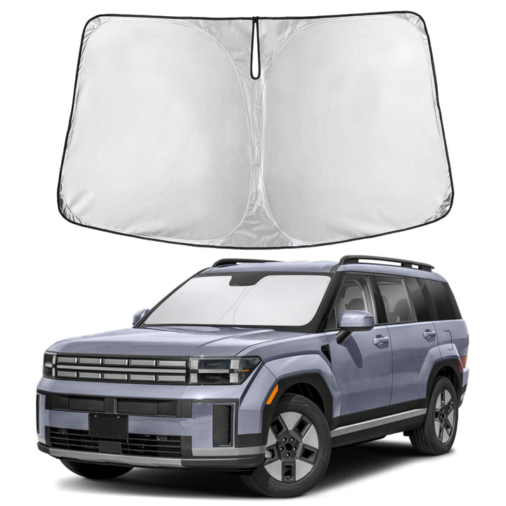EcoNour front view showing full windshield fit and complete coverage benefit