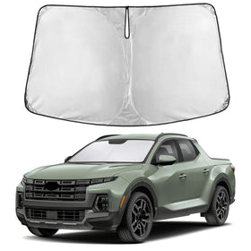 EcoNour front view showing full windshield coverage and cooling benefit