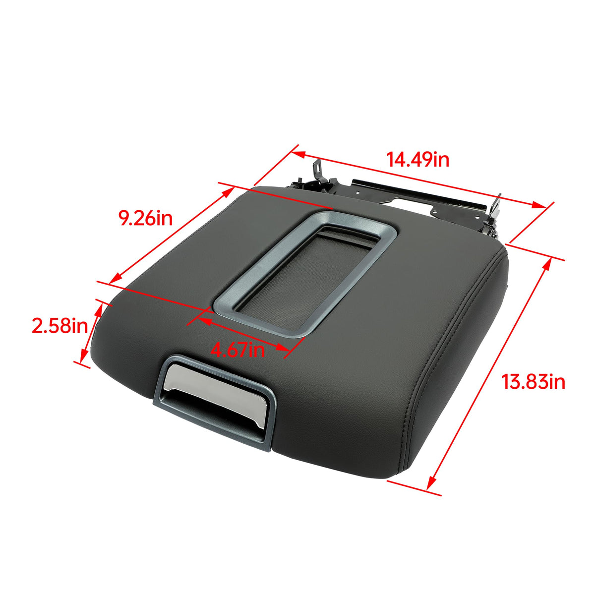 ECOTRIC side profile showing plush padding for improved arm comfort