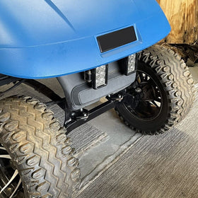 ECOTRIC axle hardware detail with bolts, high-strength Class 8.8 fasteners benefit