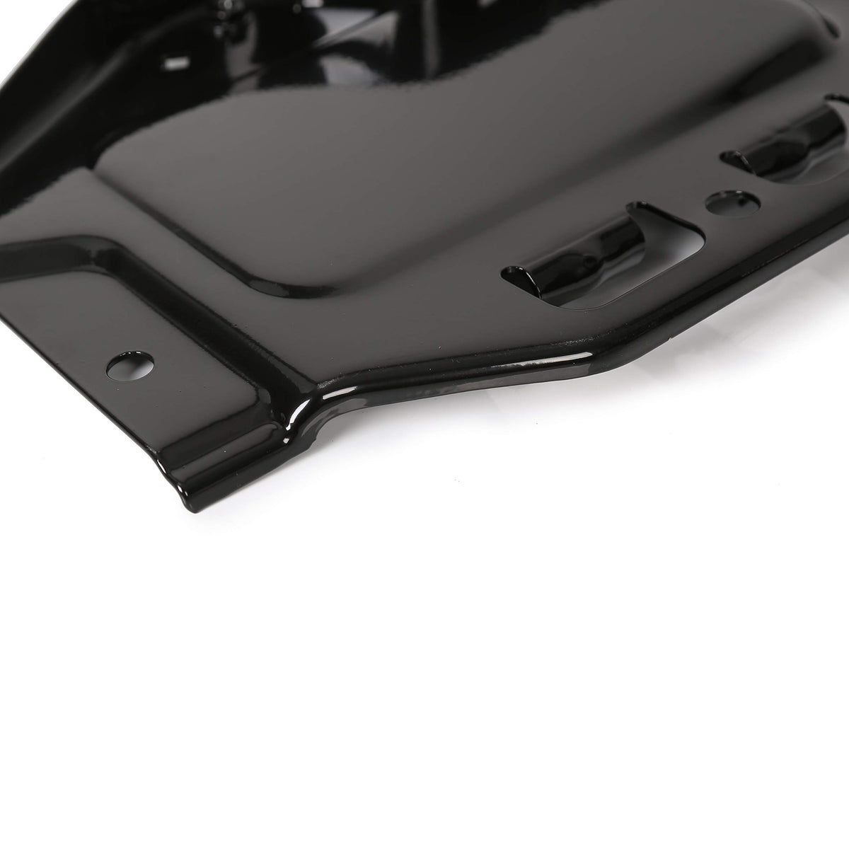 ECOTRIC installed battery tray in vehicle demonstrating proper battery support
