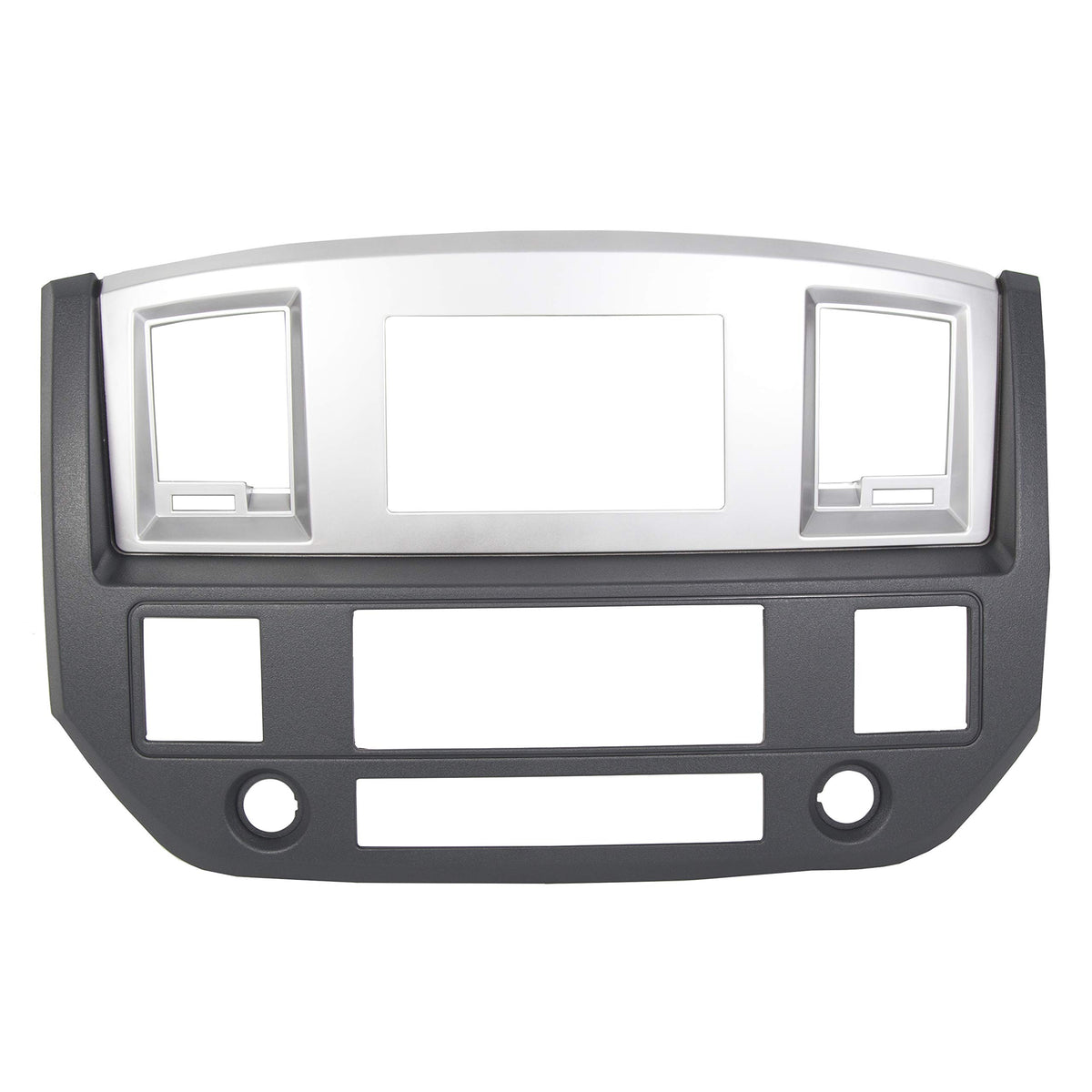 ECOTRIC bezel front overview showing silver slate gray finish benefit: seamless dash match