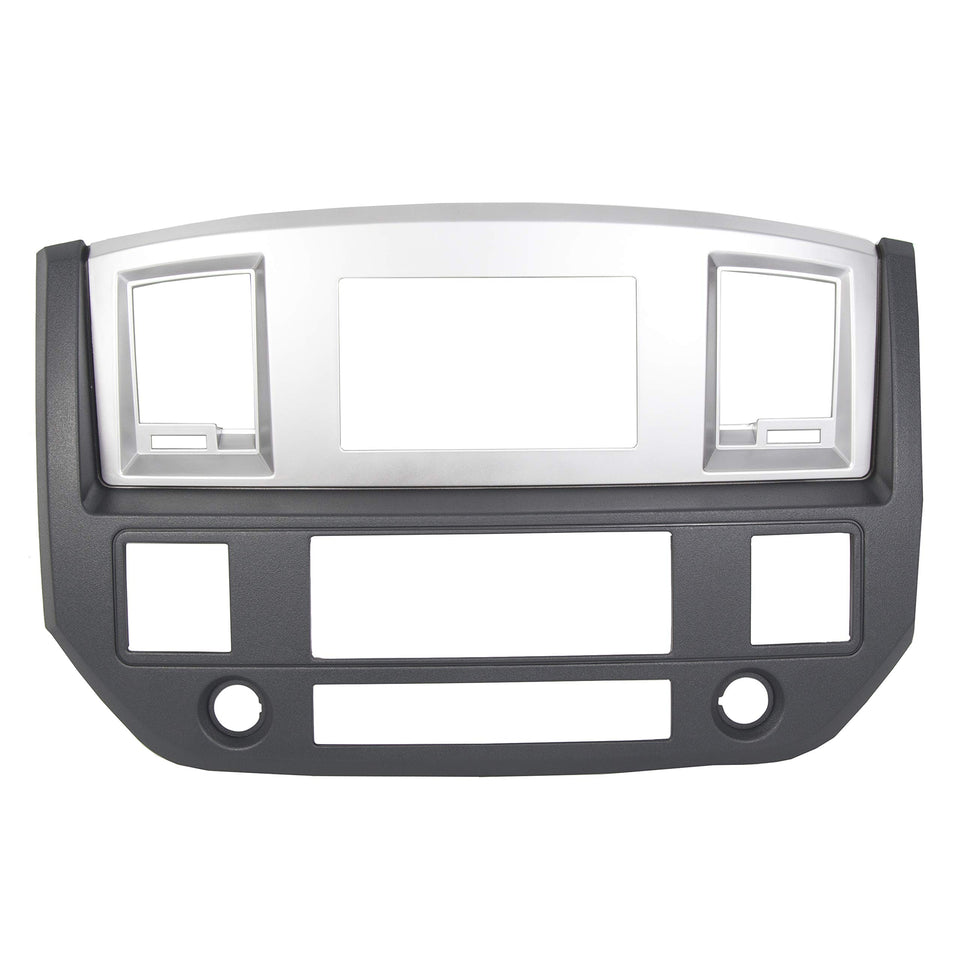 ECOTRIC bezel front overview showing silver slate gray finish benefit: seamless dash match