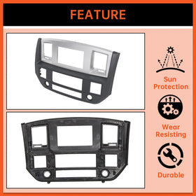 ECOTRIC bezel side profile showing contour fit to original dash benefit