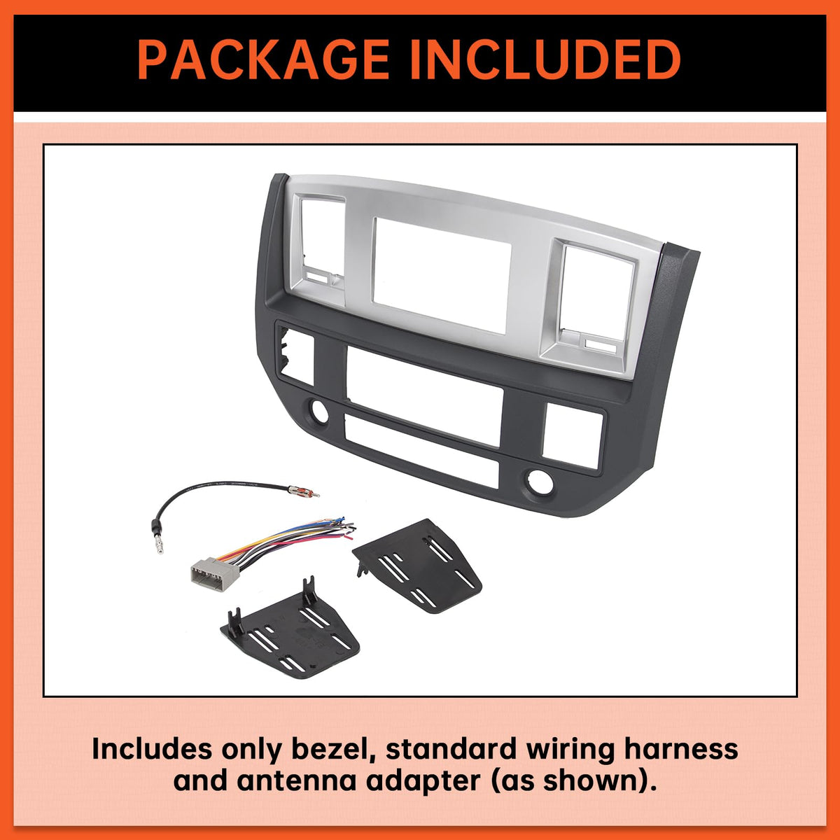 ECOTRIC wiring harness image showing connectors for quick aftermarket radio hookup benefit