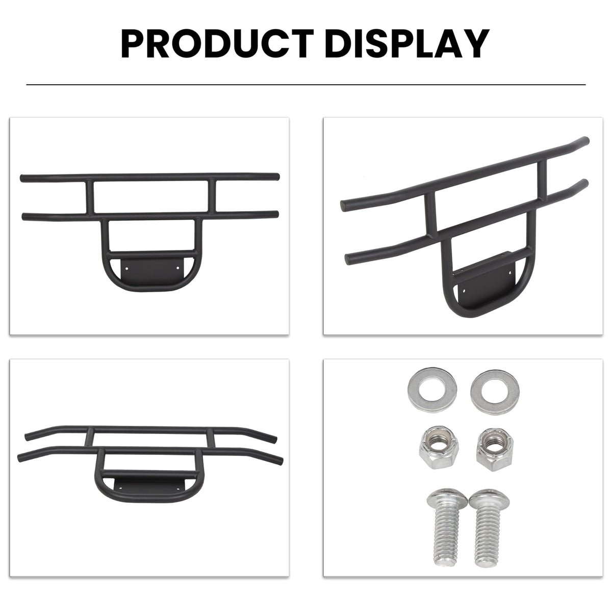 ECOTRIC brush guard on cart to show size and scale benefit