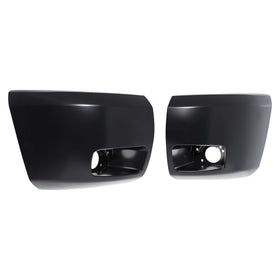 ECOTRIC bumper end cap fog hole detail showing fog light compatibility benefit