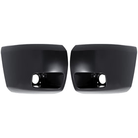 ECOTRIC bumper end cap mounted on Silverado front illustrating restored appearance benefit