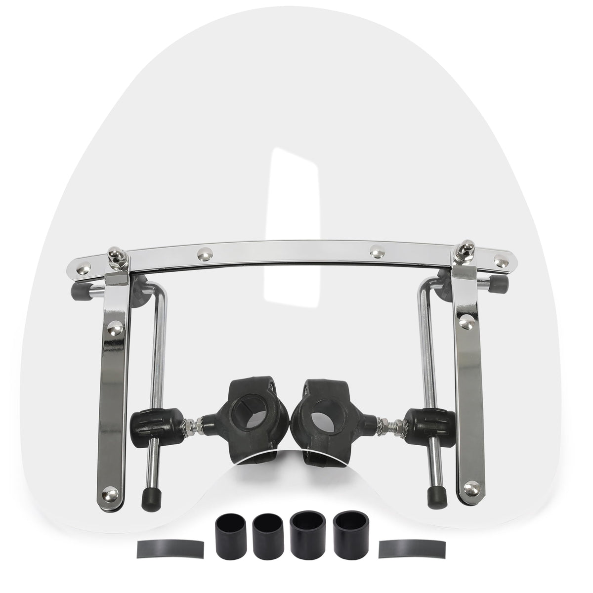 ECOTRIC size comparison showing 18x16 inch scale against helmet for fit clarity