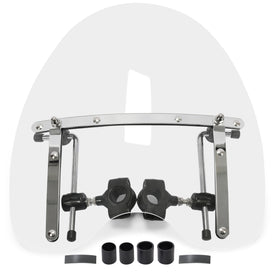 ECOTRIC size comparison showing 18x16 inch scale against helmet for fit clarity