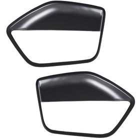 ECOTRIC front view showing pair of black door insert covers restoring interior