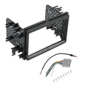 ECOTRIC front bezel showing precise double-DIN opening and clean fit