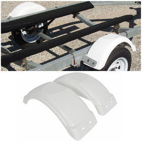 ECOTRIC fender front view showing molded finish and clean look for protection