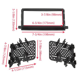 ECOTRIC bezel installed in F150 dashboard demonstrating OEM look