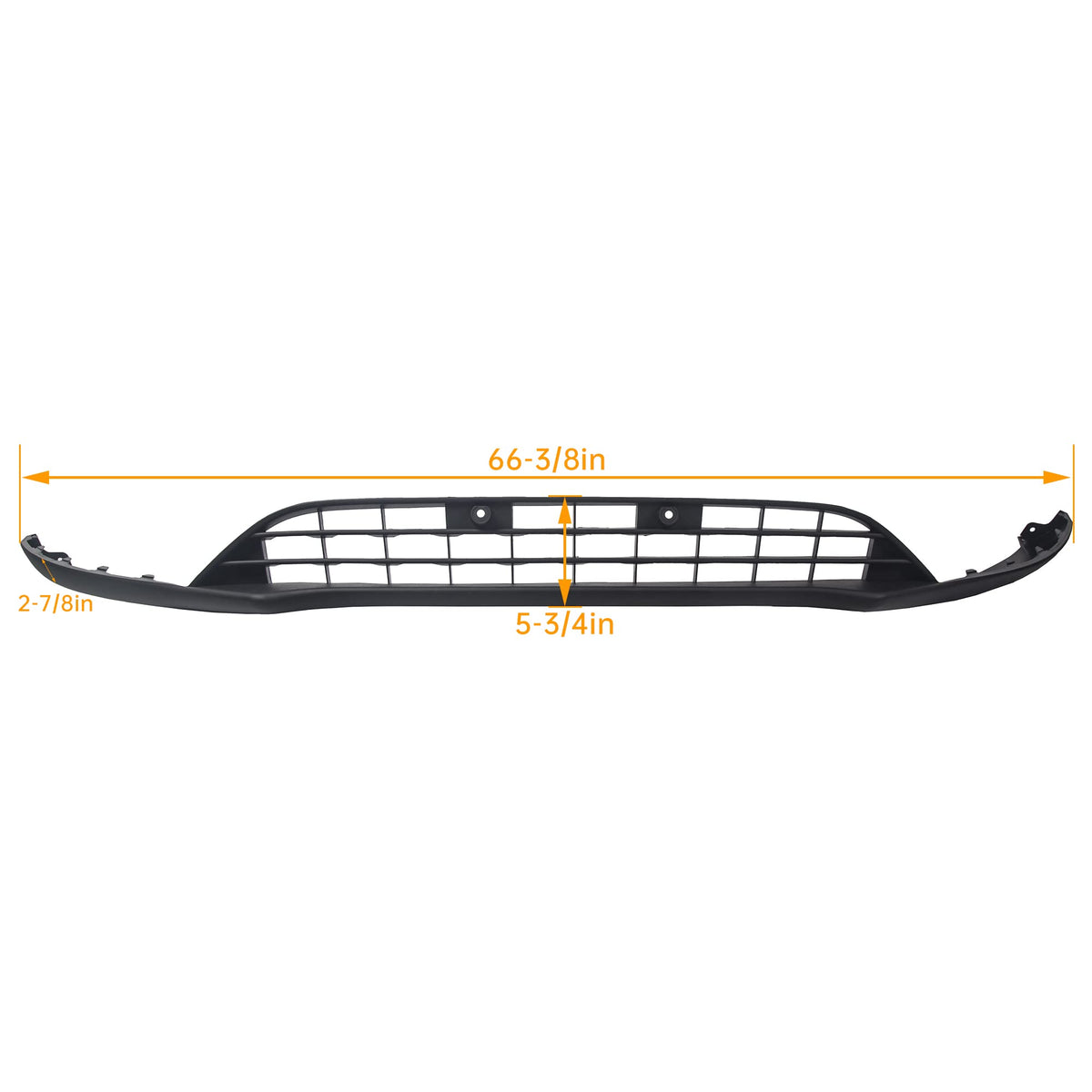 ECOTRIC side profile of valance showing contour and streamlined benefit