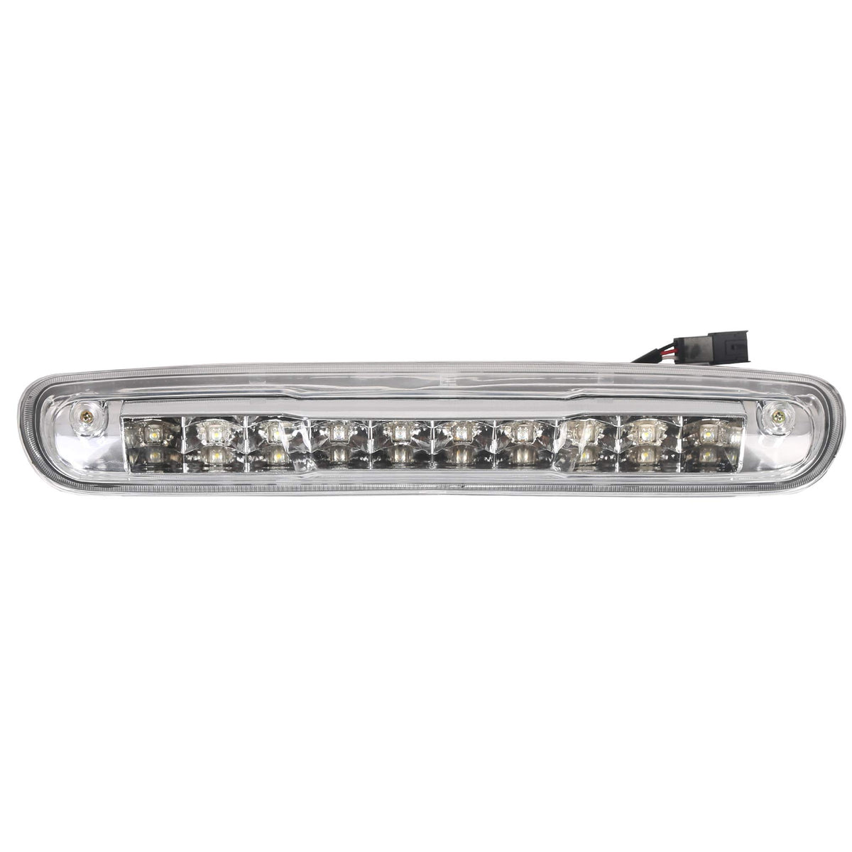 ECOTRIC front view of roof third brake light showing sleek profile and fit