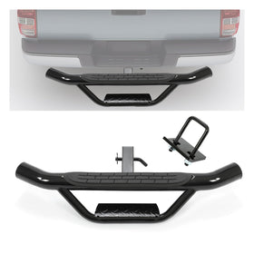 ECOTRIC front view of bumper step showing full-width platform and safer access