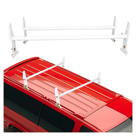ECOTRIC front view showing full installed roof rack and vehicle compatibility benefit