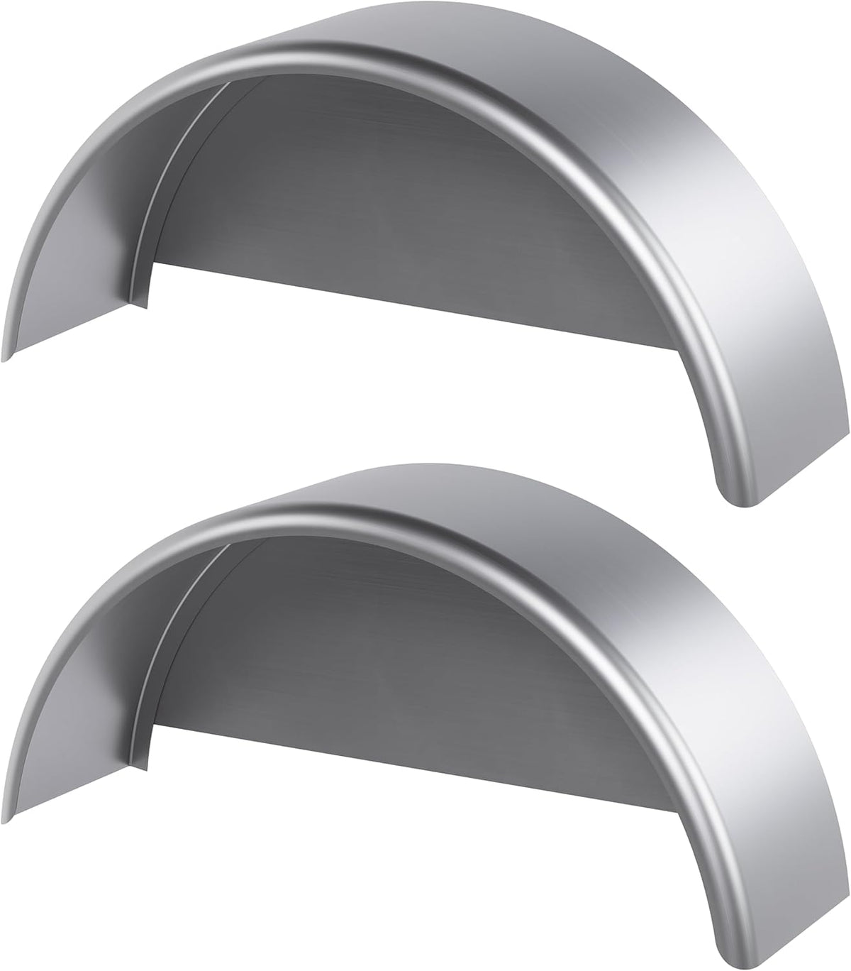 ECOTRIC front view of fender pair showing fit and protection