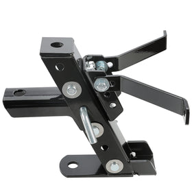 ECOTRIC front view mounted hitch showing strong tow point and easy hookup