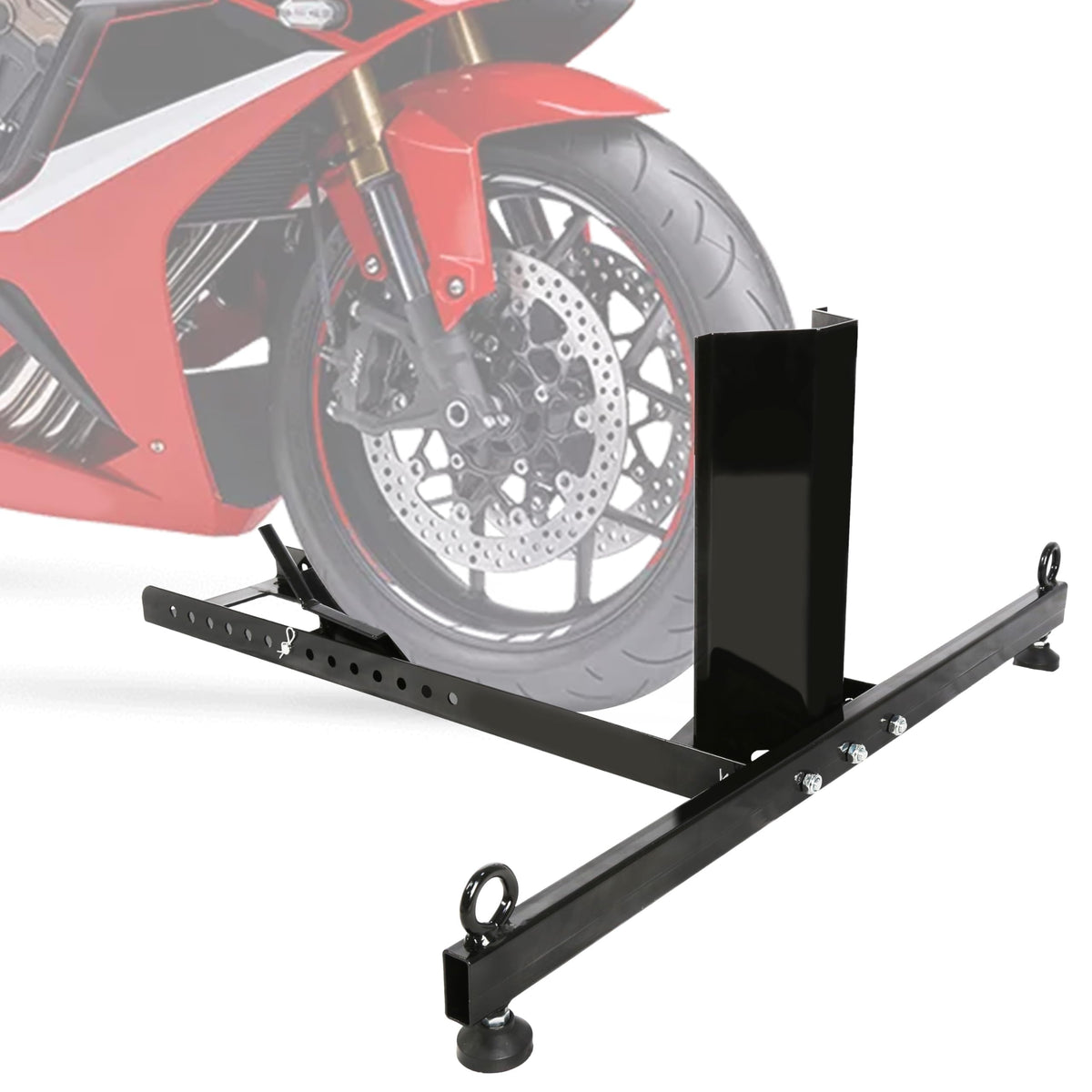 ECOTRIC front view mounted on trailer showing secure transport benefit