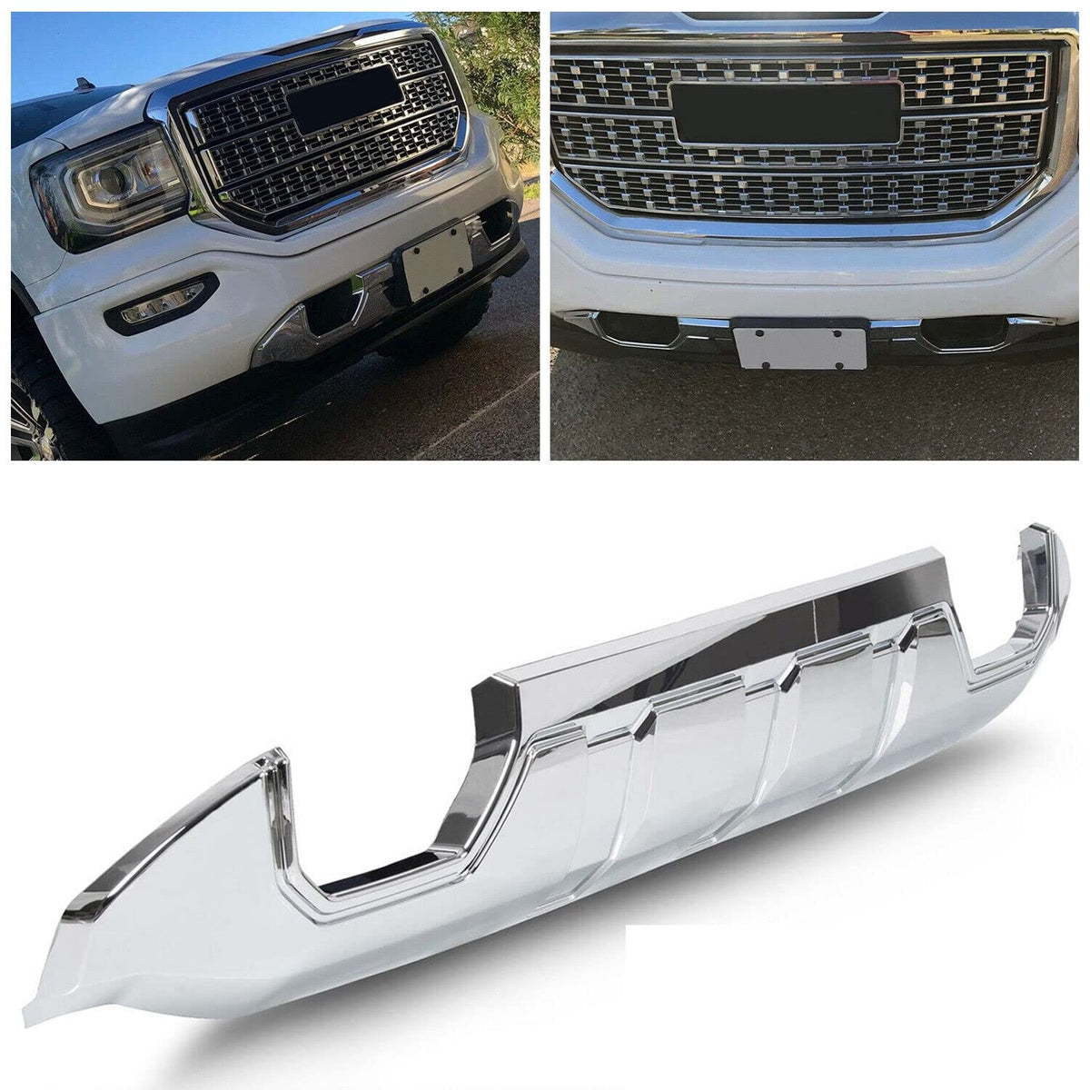 ECOTRIC front bumper skid plate front view showing exact fit and professional finish
