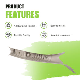 ECOTRIC grab handle mounted in Dodge Ram interior demonstrating secure grip