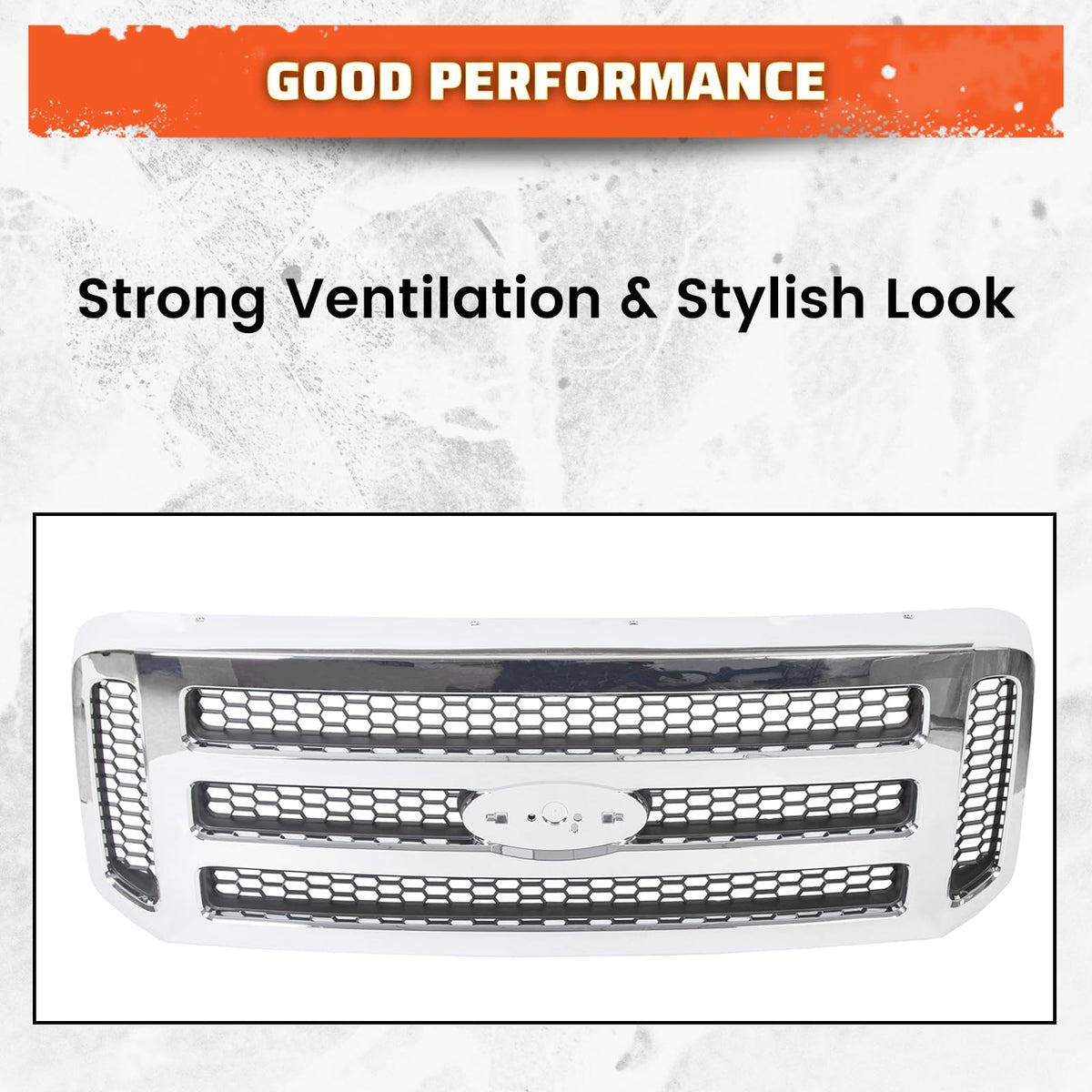ECOTRIC chrome surround detail highlighting finish quality and visual upgrade