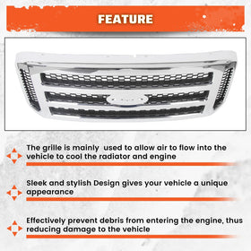 ECOTRIC grille backside with included hardware for easier installation