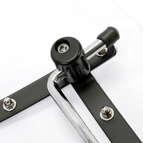 ECOTRIC clamp attached to 1 inch handlebar showing secure and adjustable mounting