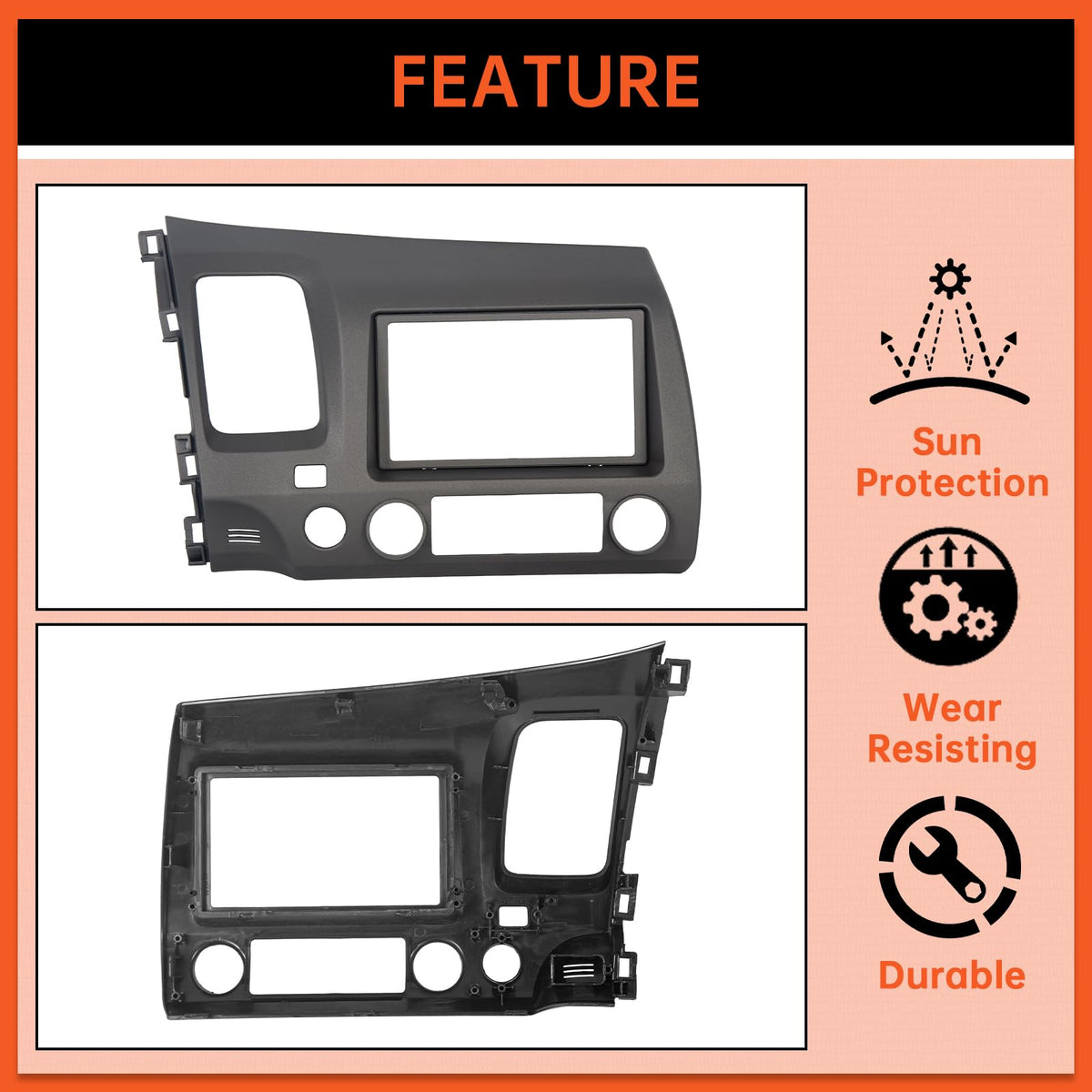 ECOTRIC included hardware and clips laid out for complete professional installation