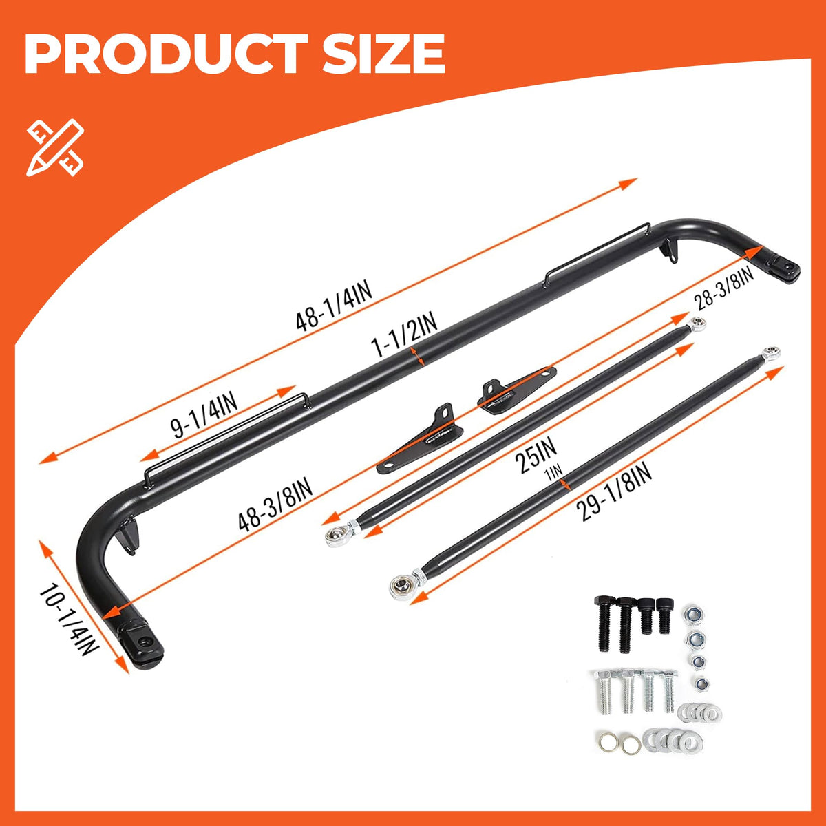 ECOTRIC close-up of bar welds and join for strong durability