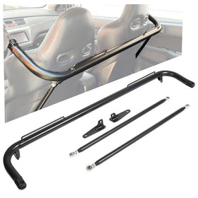 ECOTRIC harness bar front view showing full 49" span and neat fit