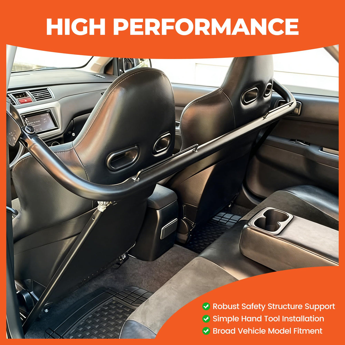 ECOTRIC harness bar side profile illustrating low-profile design