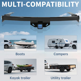 ECOTRIC hitch hardware and instructions included for quick install