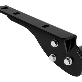 ECOTRIC hitch connected to trailer in road setting showing reliable towing benefit