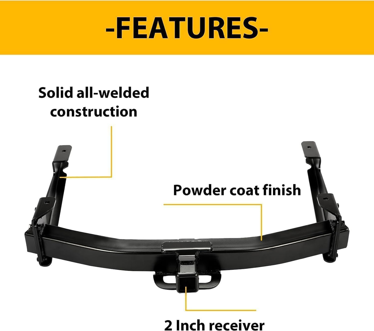 ECOTRIC hitch installed under Silverado short bed demonstrating secure attachment benefit