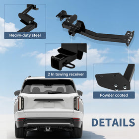 ECOTRIC hitch mounted under vehicle demonstrating clean fitment benefit
