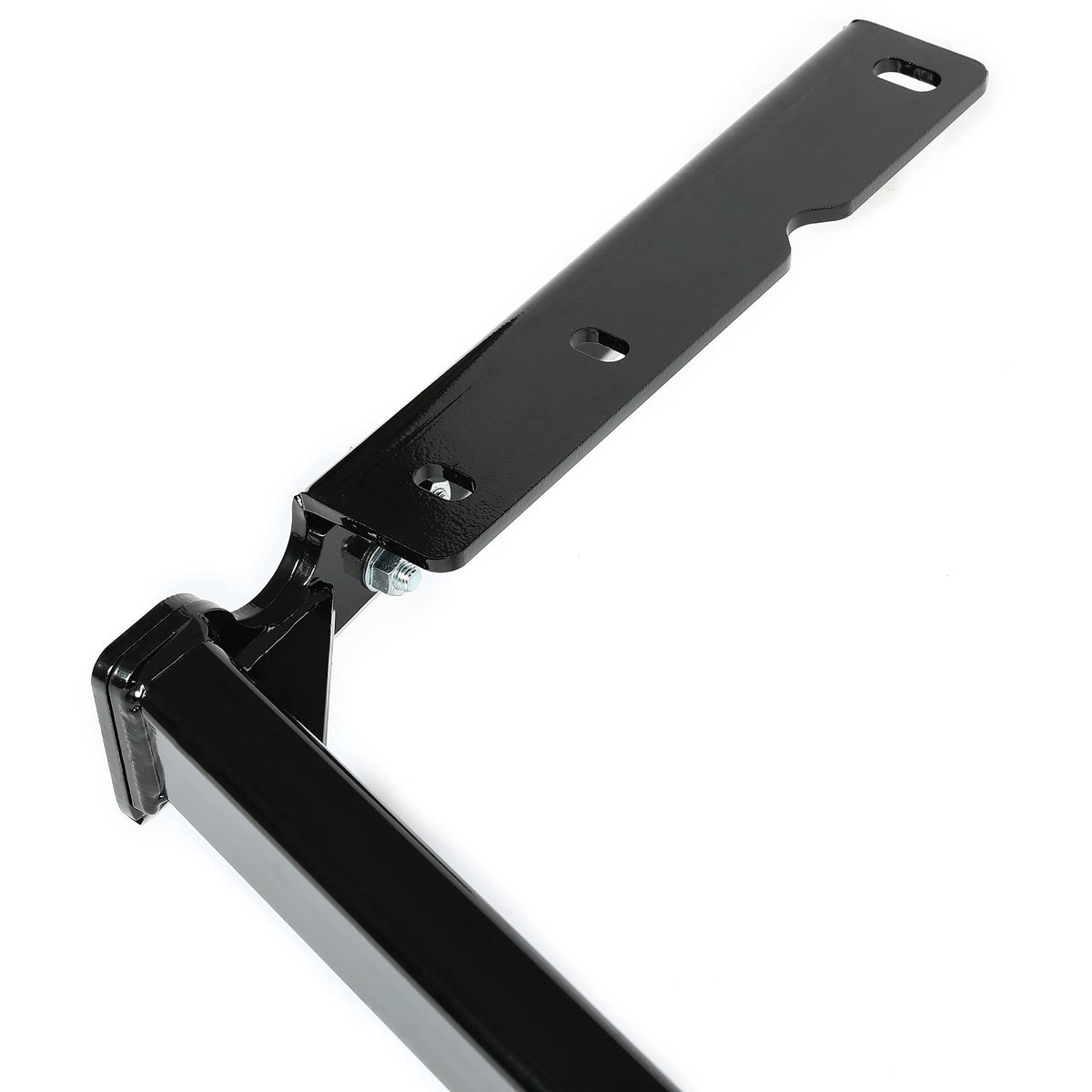 ECOTRIC hitch side profile angle illustrating compact underbody clearance