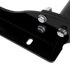 ECOTRIC hitch underside vehicle side profile showing reinforced construction benefit